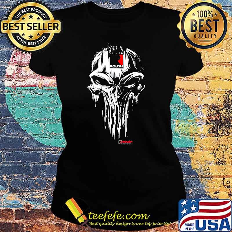 Punisher With Logo Roush Shirt Ladies tee Punisher With Logo Roush Shirt Ladies tee