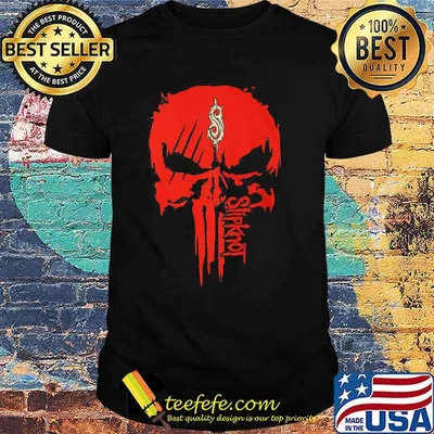 Punisher With Logo Slipknot Shirt