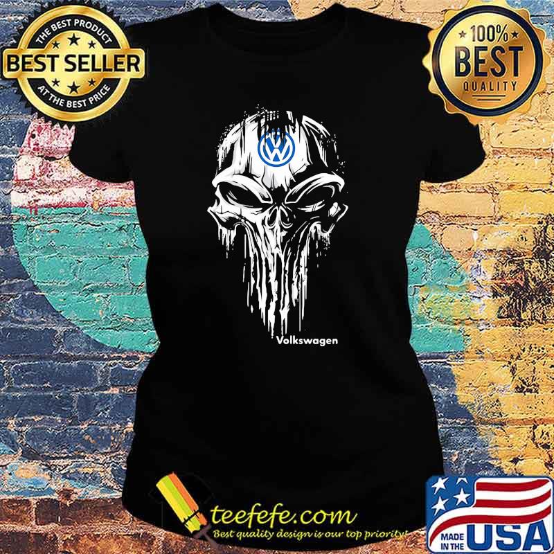 Punisher With Logo Volkswagen Shirt Ladies tee Punisher With Logo Volkswagen Shirt Ladies tee