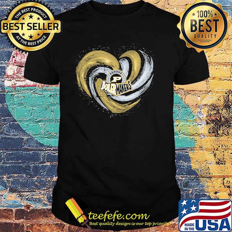 Purdue Boller Makers Heart Shirt Purdue Boller Makers Heart Shirt