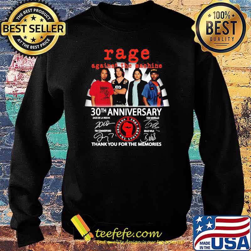 Rage Against The Machine 30th Anniversary Thank You For The Memories Signatures Shirt Sweater Rage Against The Machine 30th Anniversary Thank You For The Memories Signatures Shirt Sweater