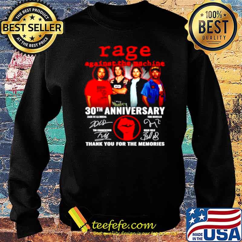 Rage against the machine 60Th anniversary signature thank for the memories Sweater Rage against the machine 60Th anniversary signature thank for the memories Sweater