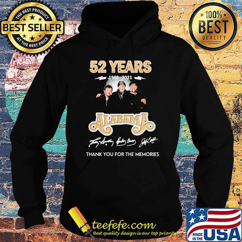 52 Years 1969-2021 Alabama Thank You For The Memories Shirt Hoodie 52 Years 1969-2021 Alabama Thank You For The Memories Shirt Hoodie