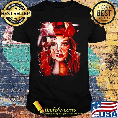 Scarlet Witch Wandavision film superhero Avengers shirt