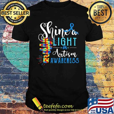 Shine A Light On Autism Awareness Shirt