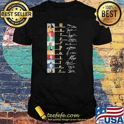Signature Name Of All People Harry Potter Shirt