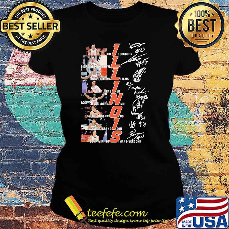 Signature Player Team Illinois Shirt Ladies tee Signature Player Team Illinois Shirt Ladies tee