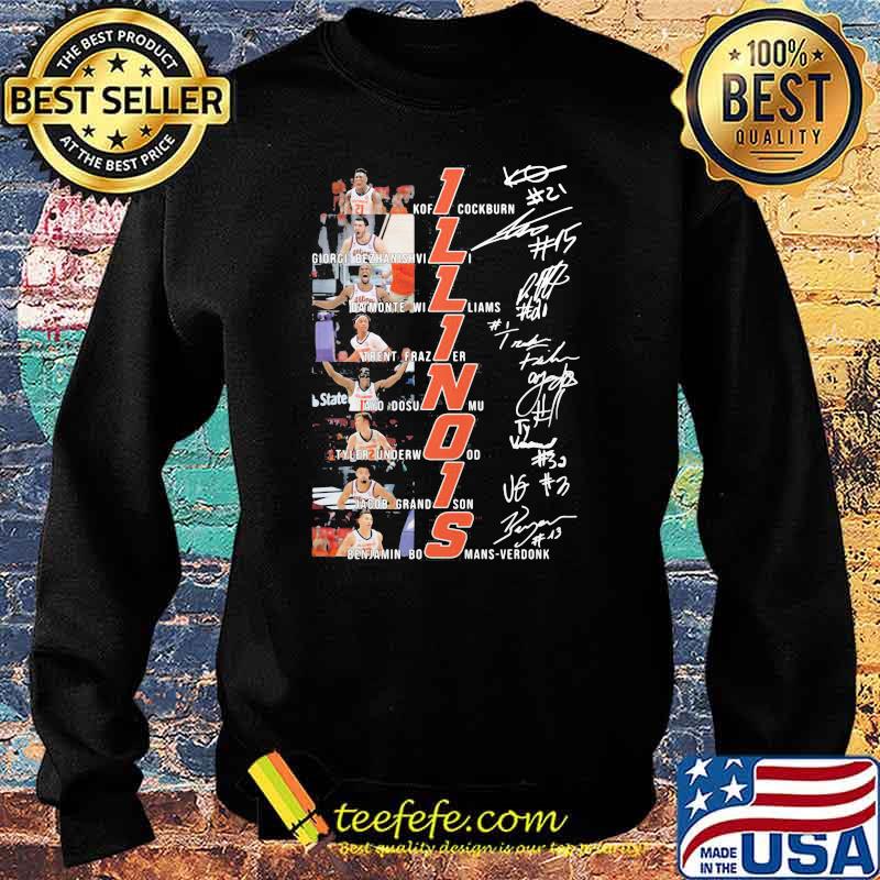 Signature Player Team Illinois Shirt Sweater Signature Player Team Illinois Shirt Sweater