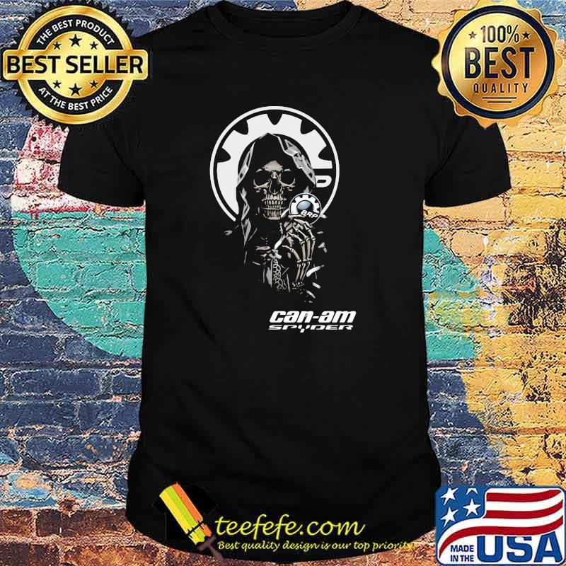 Skull Hug Can Am Spyder Brp Logo Shirt