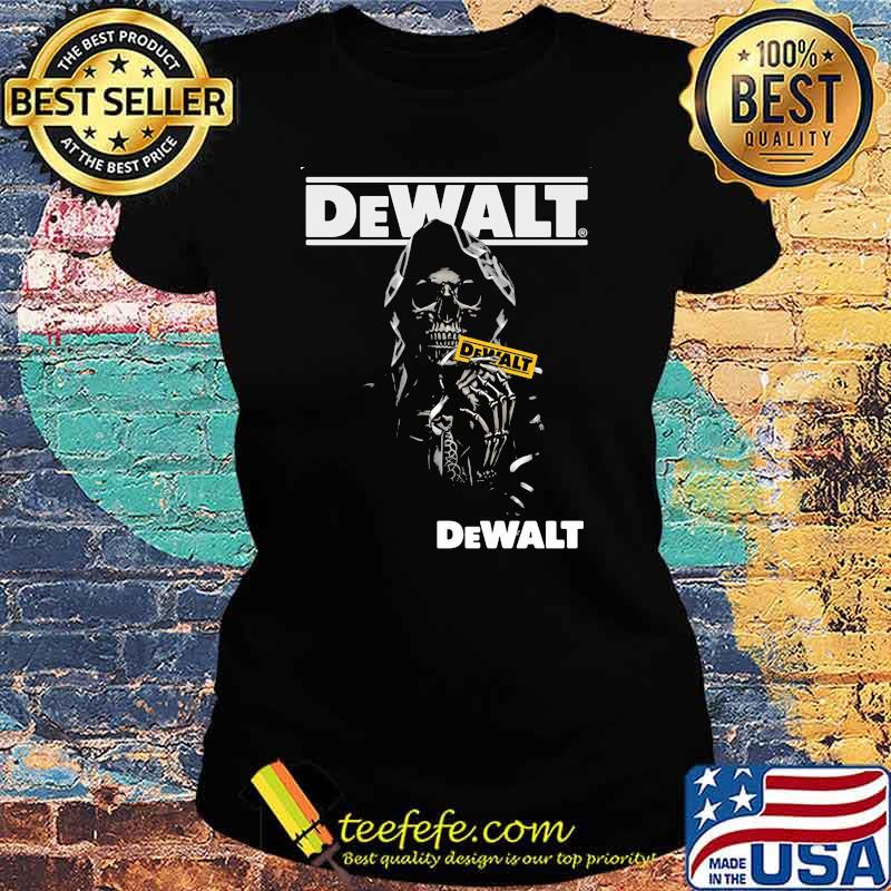 Skull With Logo Dewalt Shirt Ladies tee Skull With Logo Dewalt Shirt Ladies tee