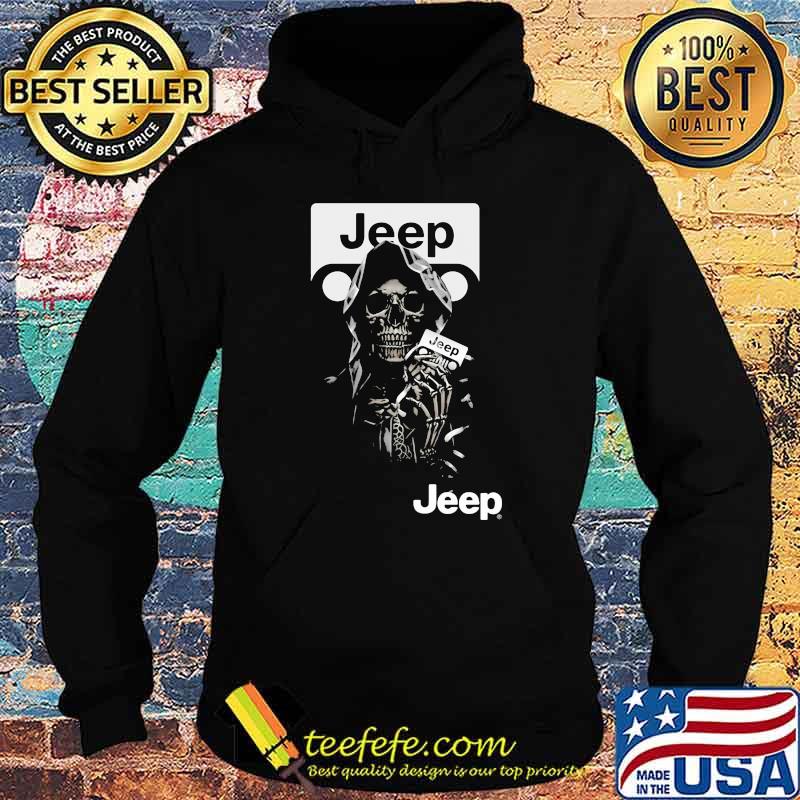 Skull With Logo Jeep Shirt Hoodie Skull With Logo Jeep Shirt Hoodie