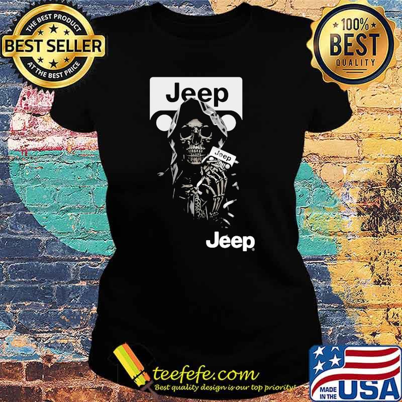 Skull With Logo Jeep Shirt Ladies tee Skull With Logo Jeep Shirt Ladies tee