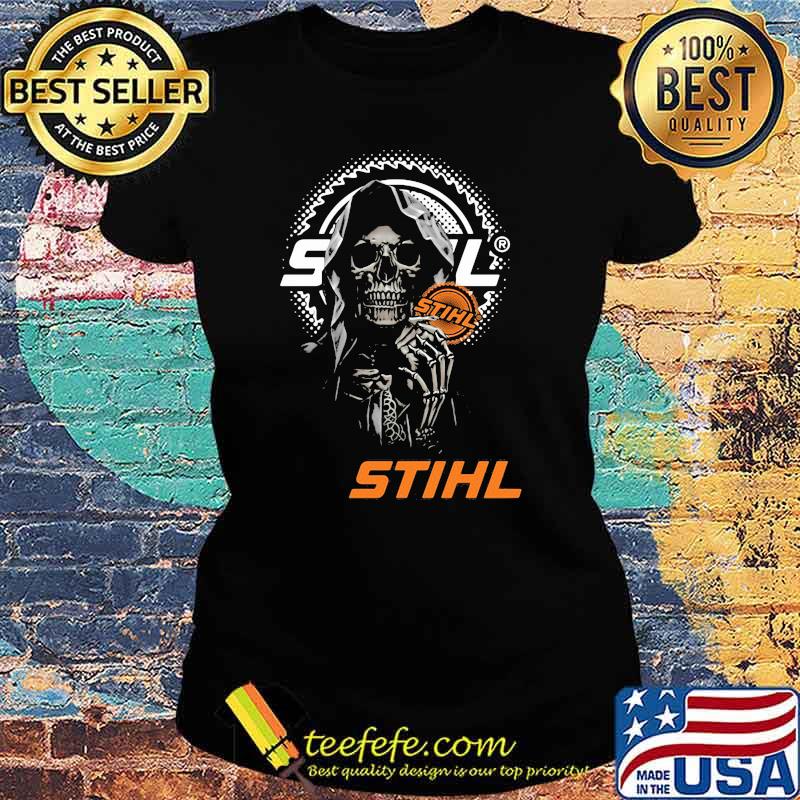 Skull With Logo Stihl Shirt Ladies tee Skull With Logo Stihl Shirt Ladies tee