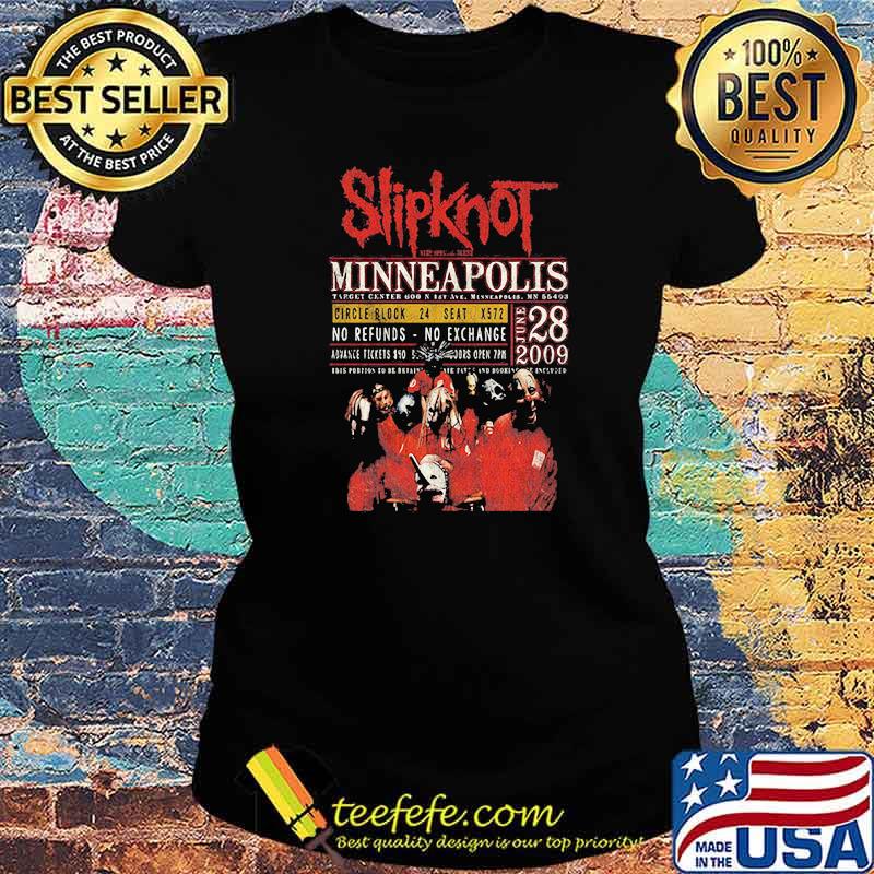 Slipknot 'Minneapolis '09' Shirt Ladies tee Slipknot 'Minneapolis '09' Shirt Ladies tee
