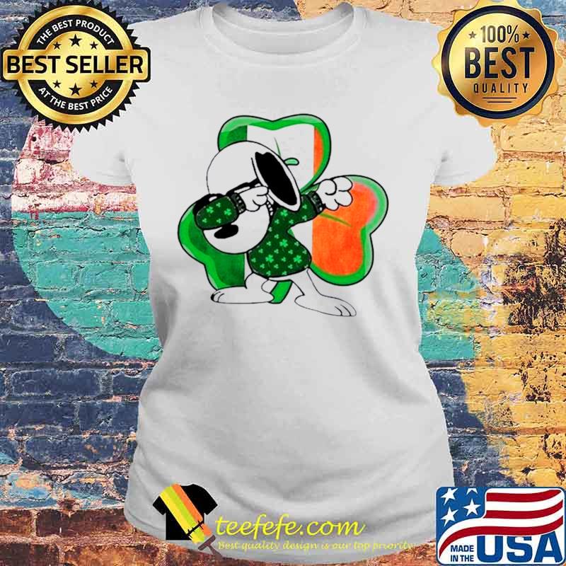 Snoopy Dabbing Shamrock Irish St Patricks Day Laides tee Snoopy Dabbing Shamrock Irish St Patricks Day Laides tee