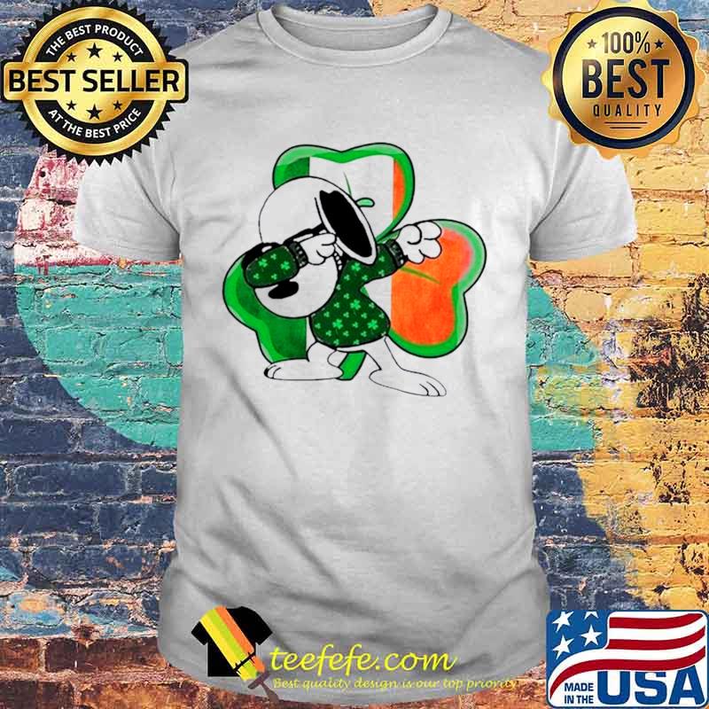 Snoopy Dabbing Shamrock Irish St Patricks Day shirt