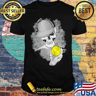 Softball Skull Shirt