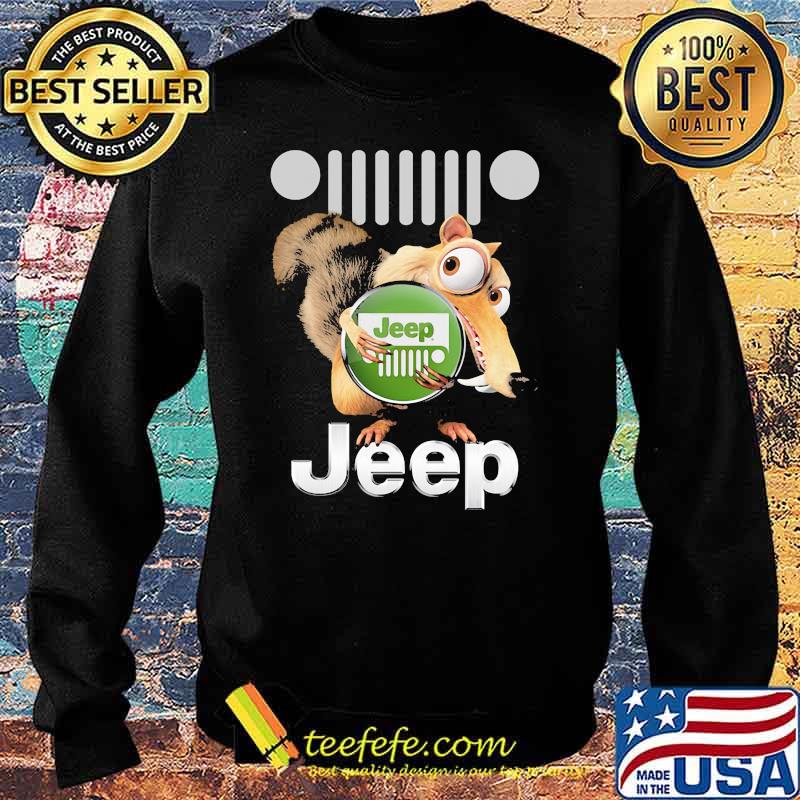 Squirrel Nuts With Logo Jeep Shirt Sweater Squirrel Nuts With Logo Jeep Shirt Sweater