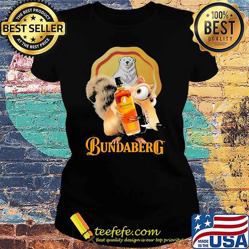 Squirrel Scrat With Logo Bundaberg Shirt Ladies tee Squirrel Scrat With Logo Bundaberg Shirt Ladies tee