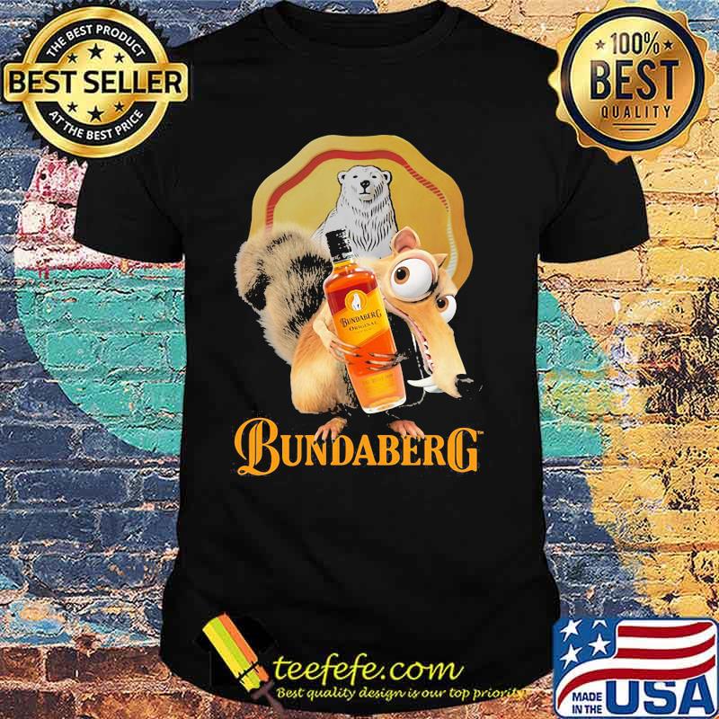 Squirrel Scrat With Logo Bundaberg Shirt Squirrel Scrat With Logo Bundaberg Shirt