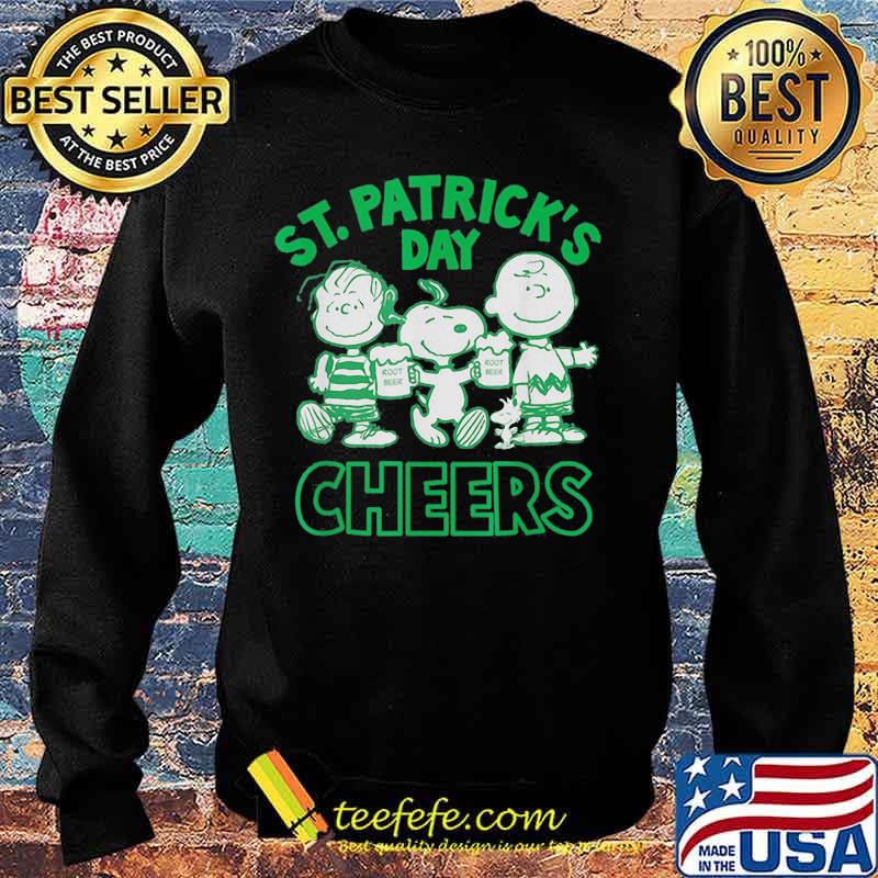 St Patricks Day Cheers Snoopy Charlie Shirt Sweater St Patricks Day Cheers Snoopy Charlie Shirt Sweater