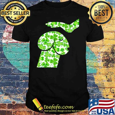 St Patricks Day Dog Dickhead Irish Shamrock shirt