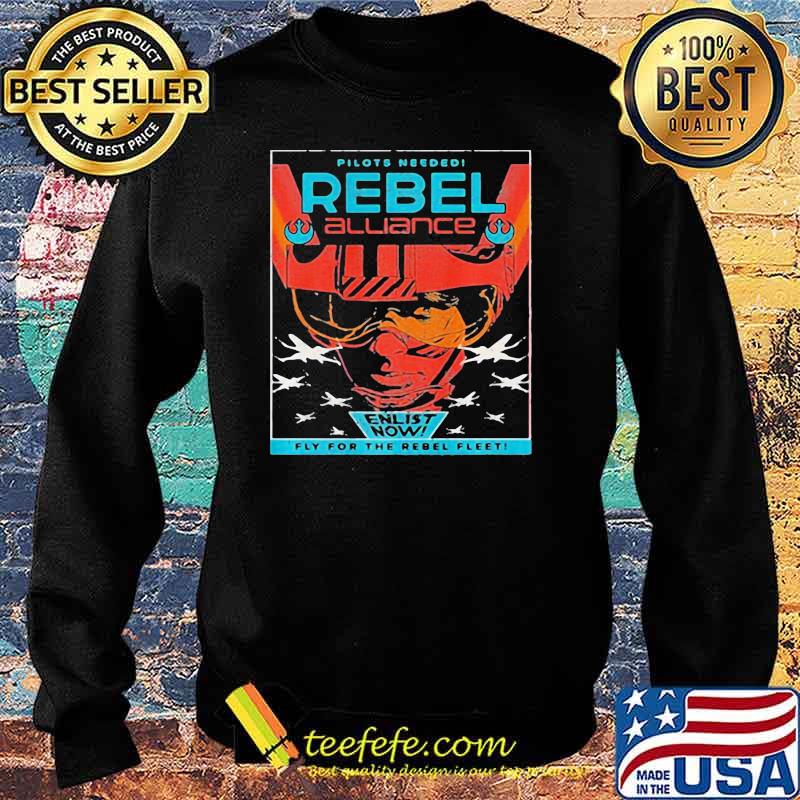 STAR WARS REBEL ALLIANCE PILOTS NEEDED RETRO SHIRT Sweater STAR WARS REBEL ALLIANCE PILOTS NEEDED RETRO SHIRT Sweater