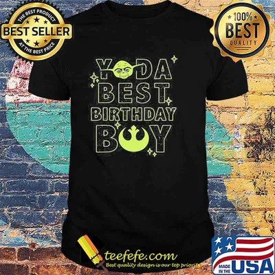 STAR WARS YODA BEST BIRTHDAY BOY REBEL SHIRT
