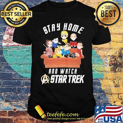Stay Home And Watch Star Trek Wear Mask Corona Virus Shirt