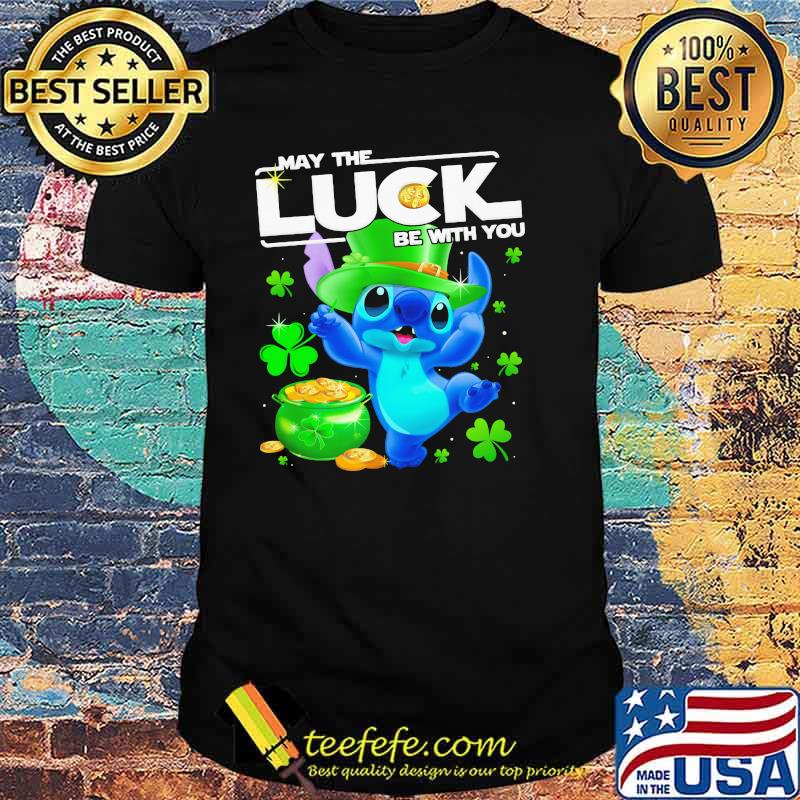 Stitch May The Luck Be With You Patrick Day Shirt