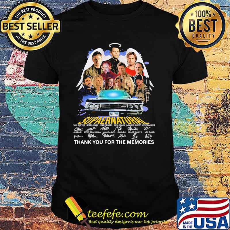 Supernatural Legends Thank You For The Memories Signature Shirt
