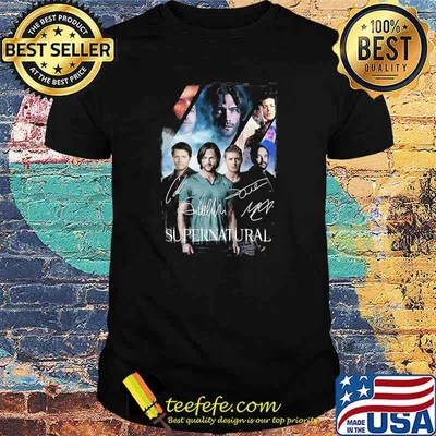 Supernatural Poster Signature Shirt