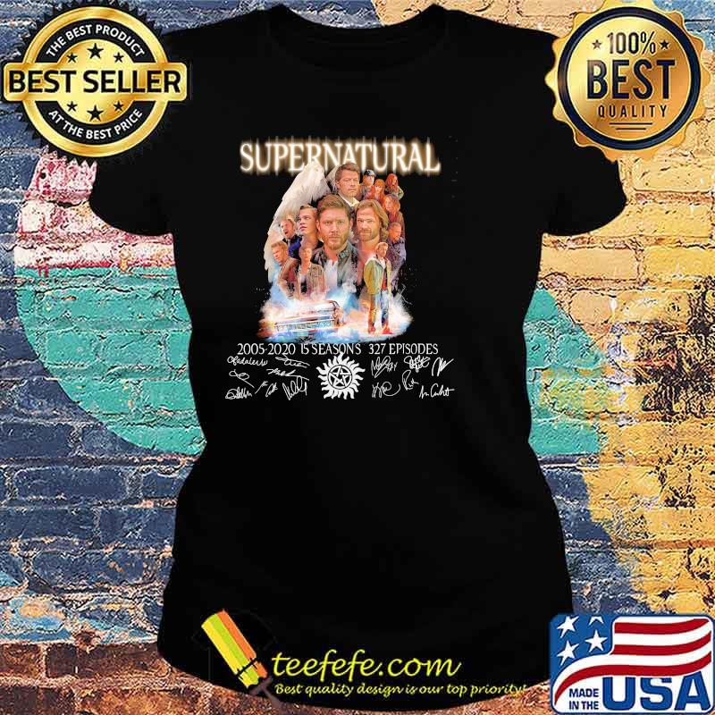 Supernatutal 2005 2020 15 Season Signature Shirt Ladies tee Supernatutal 2005 2020 15 Season Signature Shirt Ladies tee