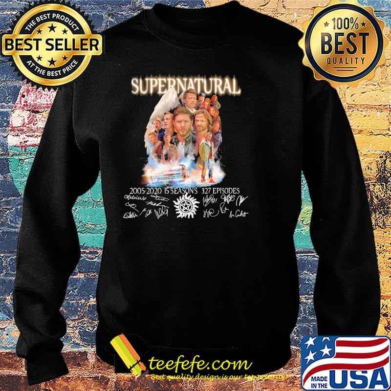 Supernatutal 2005 2020 15 Season Signature Shirt Sweater Supernatutal 2005 2020 15 Season Signature Shirt Sweater
