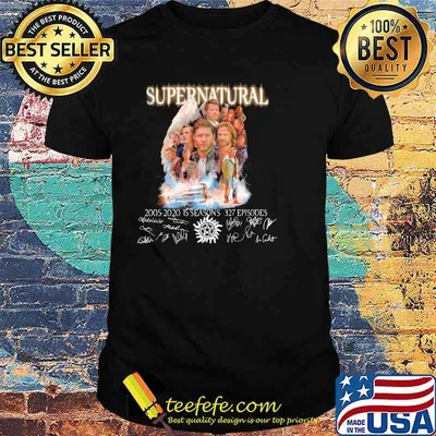 Supernatutal 2005 2020 15 Season Signature Shirt