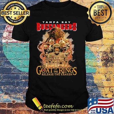 Tampa Bay Buccaneers The Goat Of The Rings Release The Kraken Shirt