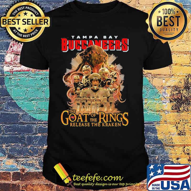 Tampa Bay Buccaneers The Goat Of The Rings Release The Kraken Shirt