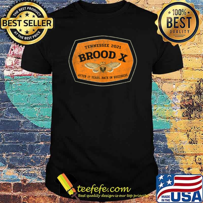 Tennessee 2021 Great Eastern Brood X Cicada ReEmergence shirt