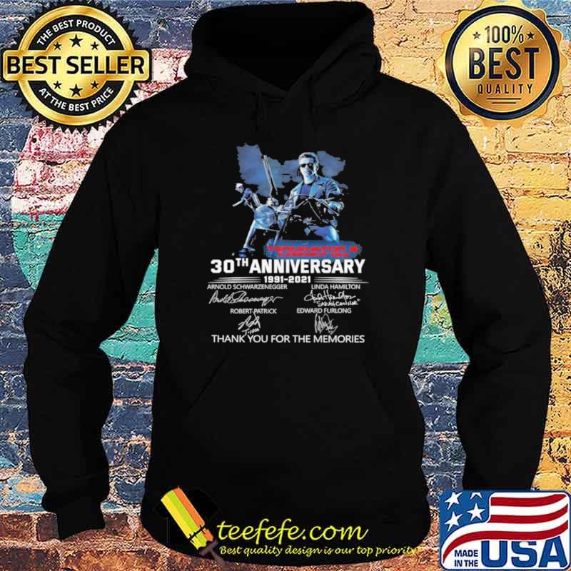 Terminator 2 Judgment Day 30th Anniversary 1991 2021 Signatures Thank You For The Memories Shirt Hoodie Terminator 2 Judgment Day 30th Anniversary 1991 2021 Signatures Thank You For The Memories Shirt Hoodie