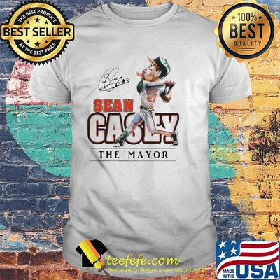 Terrific Sean Casey The Mayor Hall Heroes Baseball Shirt