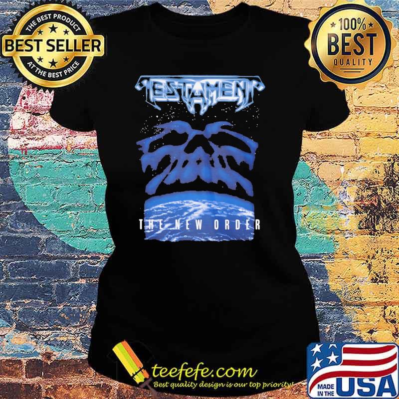 Testament The New Order Black Shirt Ladies tee Testament The New Order Black Shirt Ladies tee