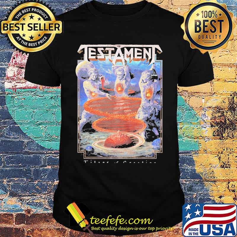 Testament Titans Of Creation Black Shirt