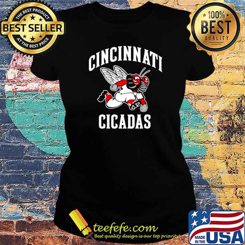 The Cincinnati Cicadas Baseball Team Ladies tee The Cincinnati Cicadas Baseball Team Ladies tee