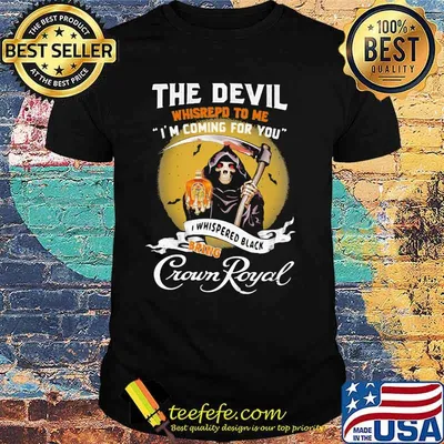 The Devil Whispered To Me I Am Coming For You Bring Beer Skull Shirt