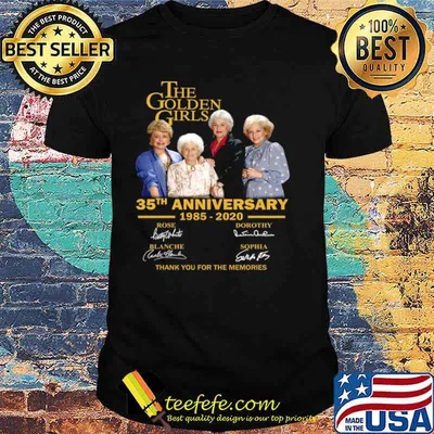 The Golden Girl Anniversary 1985 2020 shirt