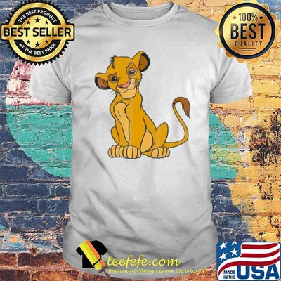The Lion King Young Simba Sitting Up Shirt