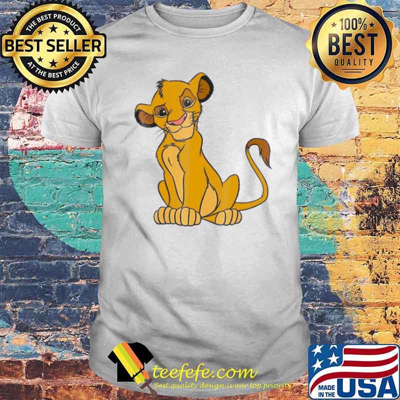 The Lion King Young Simba Sitting Up Shirt The Lion King Young Simba Sitting Up Shirt