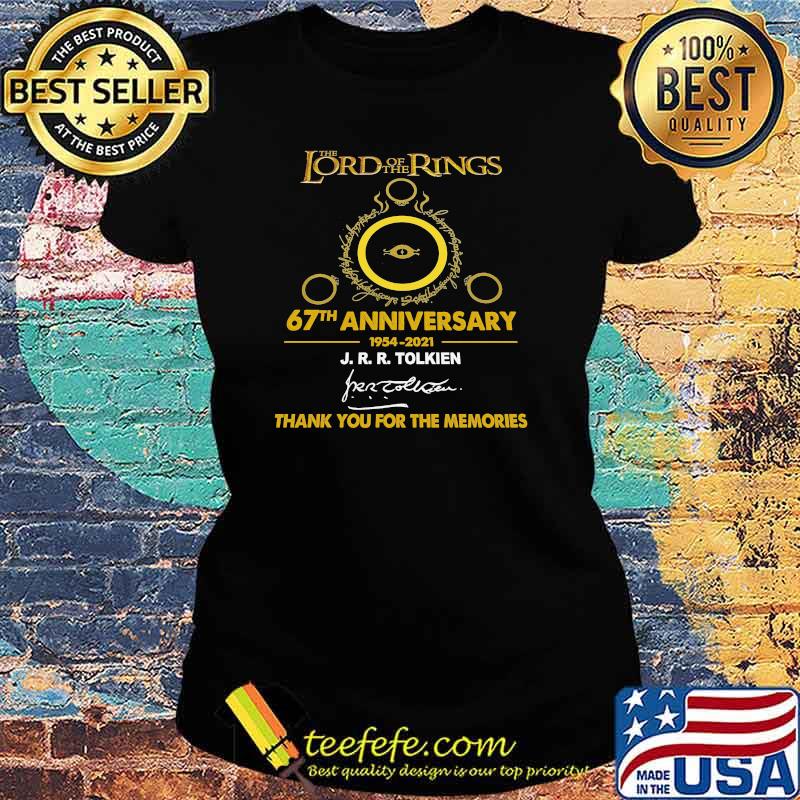 The Lord Of The Rings 67th Anniversary 1954 2021 J.R.R Tolkien Signature Shirt Ladies tee The Lord Of The Rings 67th Anniversary 1954 2021 J.R.R Tolkien Signature Shirt Ladies tee
