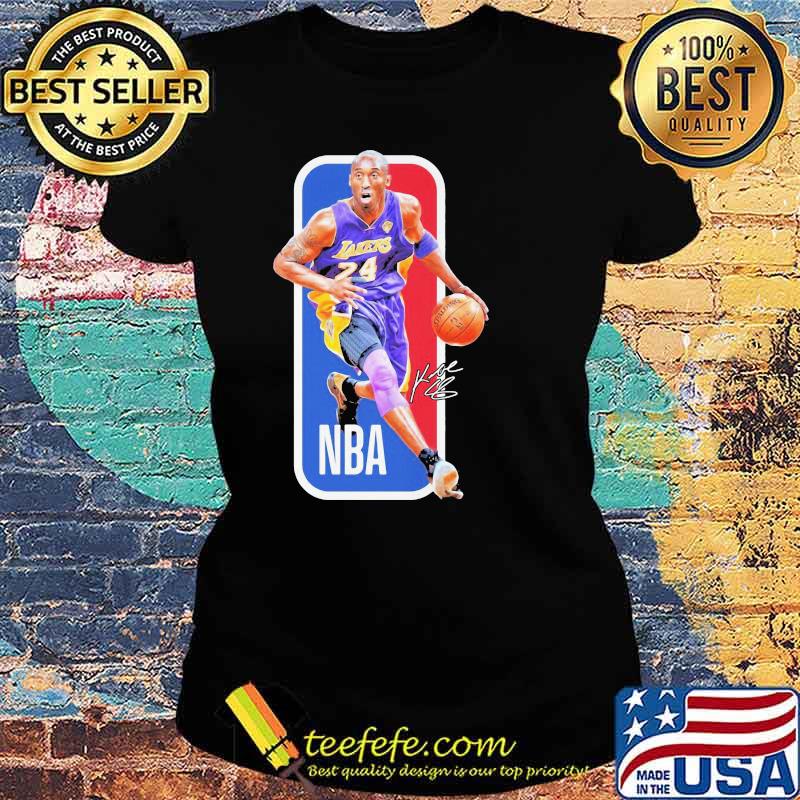 The NBA Logo’s With Kobe Bryant Shirt Ladies tee The NBA Logo’s With Kobe Bryant Shirt Ladies tee