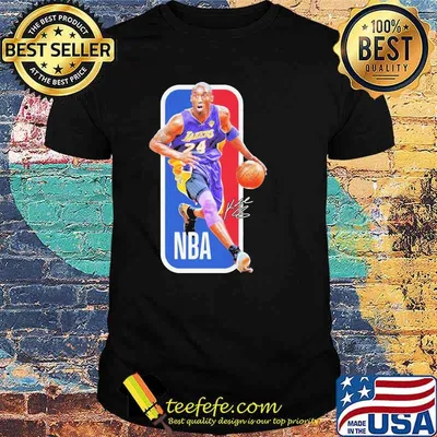 The NBA Logo’s With Kobe Bryant Shirt